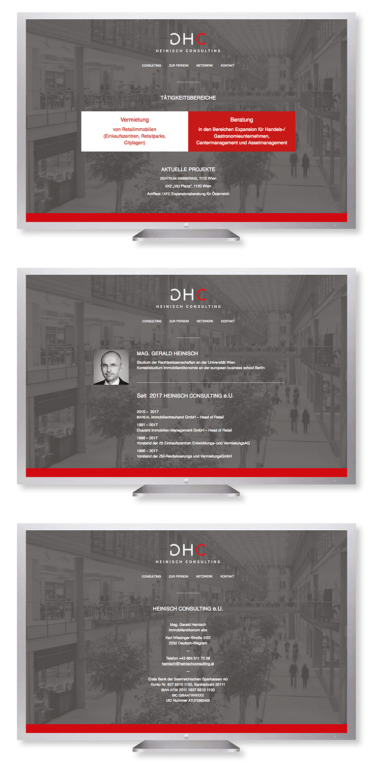 Agnes Schubert Grafik Design Heinisch Consulting Website