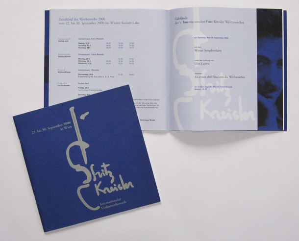 Agnes Schubert Grafik Design Hochschule für Musik und darstellende Kunst Folder