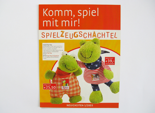 Agnes Schubert Grafik Design Spielzeugschachtel Folder