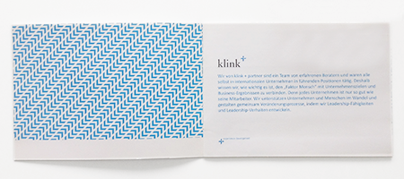 Agnes Schubert Grafik Design Klink Folder